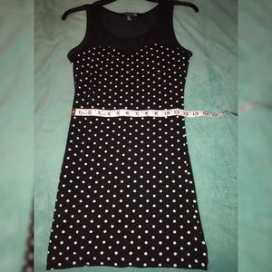 Forever 21 black and white polka dot dress